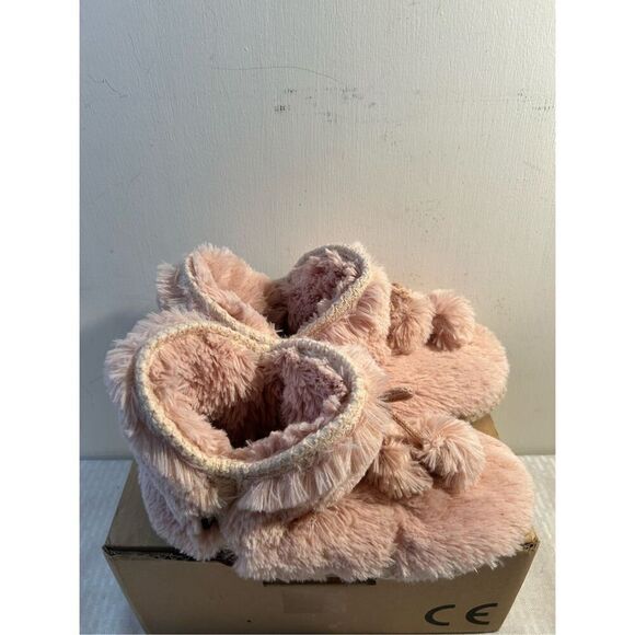 Muk luks soft pink ankle bootie slippers m 7-8 - Picture 2 of 7